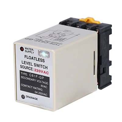 Immagine di interruttore di livello, controller livello 50 / 60HZ AC220V con a galleggiante liquido base C61F GP