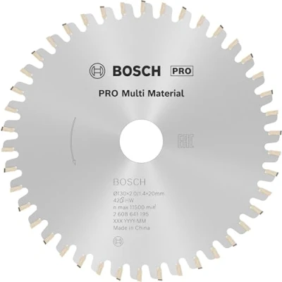 Immagine di Bosch Accessories Multi Material 2608641195 Lama circolare in metallo duro 130 x 20 2 mm Numero di denti: 42 1 pz.