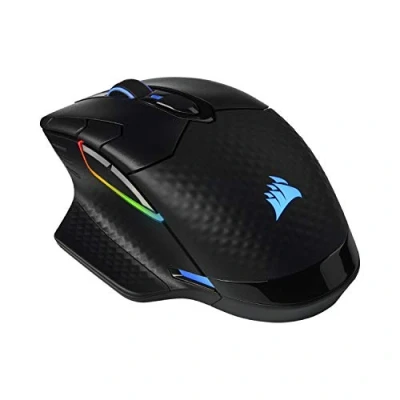 Immagine di CORSAIR DARK CORE RGB PRO SE Mouse da Gioco FPS/MOBA Senza Fili con Ricarica Wireless Qi 18.000 DPI 8 Pulsanti Programmabili Compatibile iCUE PC, Mac, PS5, PS4, Xbox Nero