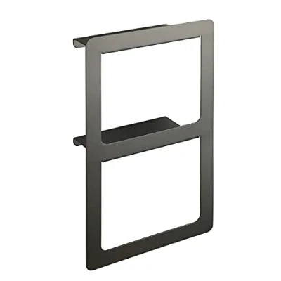Immagine di WENKO Portasciugamani Duo Montella, incl. materiale per il montaggio a parete, alluminio, antiruggine, 27x44x12cm, antracite