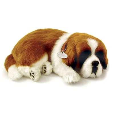 Immagine di Perfect Petzzz ® San Bernardo The Original Breathing Pet New Huggable Soft Version Plush Toy Gift Bundle