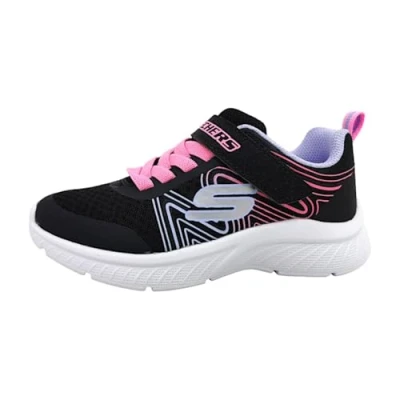 Immagine di Skechers Microspec PLUS Sneakers basse black/multicoloured per bambini, Taglia: 31, Black/multi coloured Tessuto / sintetico