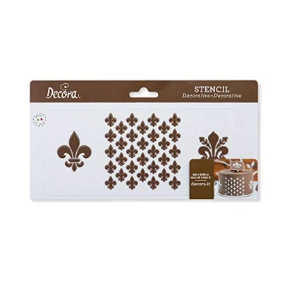 Immagine di Decora 9270912 Stencil Giglio 10 X 25 CM, Plastica, Trasparente