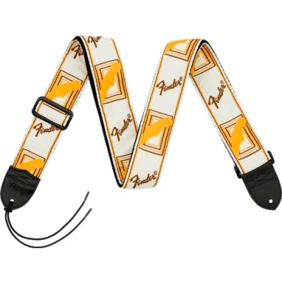 Immagine di Fender, Cinghia 5 cm, Bianco Marrone Giallo