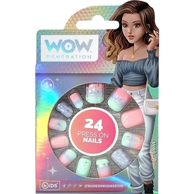 Immagine di Kids Euroswan Set di 24 pezzi adesivi CDU 12 un. Wow Generation, multicolore (WOW00019)
