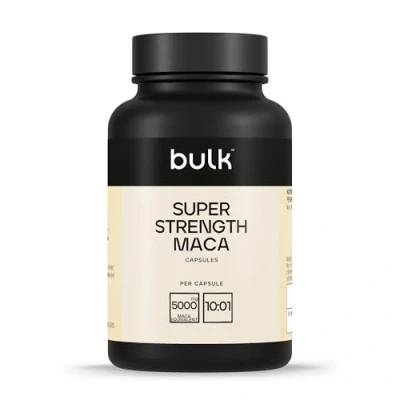 Immagine di Bulk Capsule di Maca Super Strength sfuse, 5000 mg, confezione da 90, la può variare