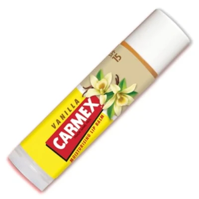 Immagine di CARMEX VanillaMoisturising Lip Balm Click Stick per labbra morbide e protette con SPF15 (4,25 g 1 pezzo)