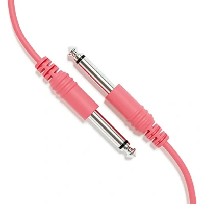 Immagine di ExcelValley 1 Pack Cavo per Chitarra Strumento Mono Patch Guida TS 6,35mm 1/4&quot; [Pesca 180cm 71&quot;]