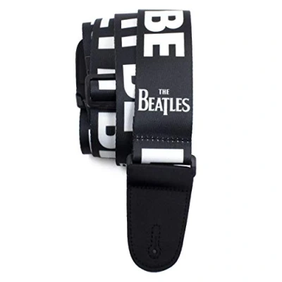 Immagine di Perri&#039;s Leathers Ltd. The Beatles Tracolla Per Chitarra Let It Be Prodotto con Licenza Ufficiale Chitarre Acustiche/Elettriche/Bassi Fabbricata in Canada (LPCP 6084)