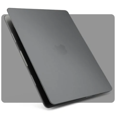 Immagine di ZYB Custodia per 2022 2024 MacBook Air 13,6 Pollici M3 A3113 e M2 A2681, Ultra Sottile Cover Protettiva Plastica Rigida, Opaco Spazio Grigio