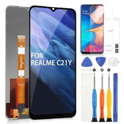 Immagine di ARSSLY Schermo LCD per Oppo Realme C21Y RMX3263 RMX3261 Display 6,5&quot; Digitizer Touch Sostituzione Assembly con Strumenti