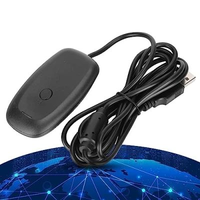 Immagine di Console adattatore per controller di gioco wireless ricevitore PC Microsoft XBOX 360