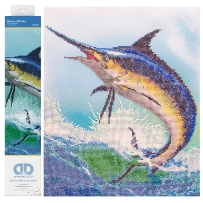 Immagine di DIAMOND DOTZ DD9.028 Monarch of The Sea, Tessuto, Multicolore, 42 cm x 47 1