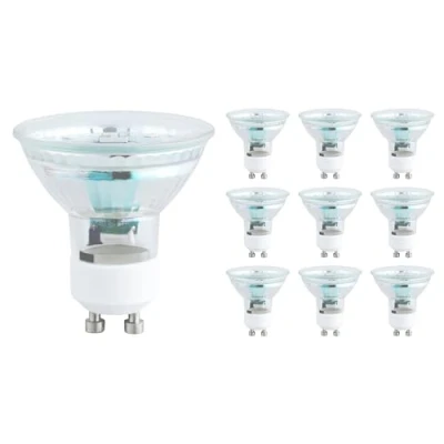Immagine di SEBSON Lampadina LED GU10 3,5W (Equivalente a 35W) 300lm Bianca Calda 2900K Non Dimmerabile Angolo di Diffusione 110 Spot 230V Set da 10