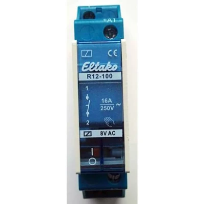 Immagine di Eltako R12 110 8V Relè di commutazione Tensione nom.: 8 V Corrente commut. max.: A 1 NC, NA pz.