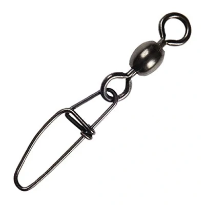 Immagine di Black Cat Heavy Duty Cross Lock Swivel Size 4/0 100kg (4 pezzi) Girelle da pesca