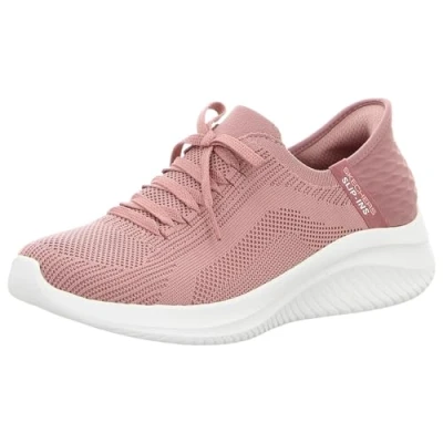 Immagine di Skechers Ultra Flex 3.0 Brilliant Path, Scarpe da ginnastica Donna, Mauve Knit Pink Trim, 35.5 EU