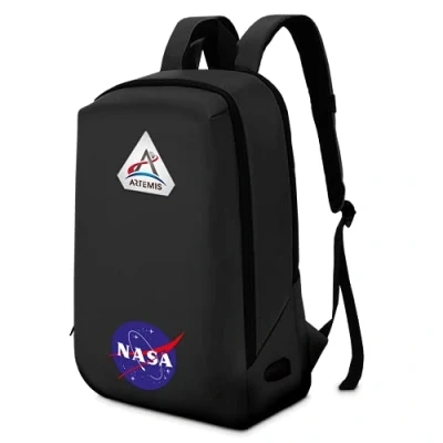 Immagine di Atlantis NASA edition Borsa notebook 15.6&quot; pollici a tracolla, imbottitura interna, vano porta documenti, tasca esterna per accessori, fascia aggancio Trolley Cinghia colore rosso.