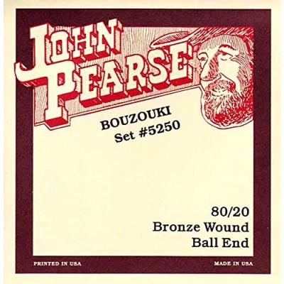 Immagine di John Pearse® Strings »5250 Bouzouki 80/20 BRONZE BALL END« Corde per 010/045