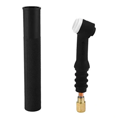 Immagine di Welding Torch Head Body, 3/8 24UNF Interface TIG Body Flexible WP 9 Series 125Amp Air Cooled Accessories(9F)