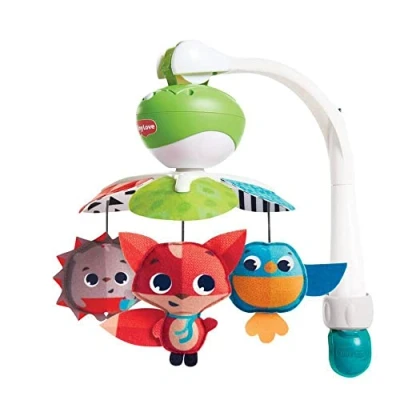 Immagine di Tiny Love Take A Long Mobile, 3 in 1 Giostrina Culla Neonato Musicale Portatile, 0+ Mesi, Gioco Passeggino Neonato, Attacchi Universali, 30 Minuti Musica, Collezione Meadow Days