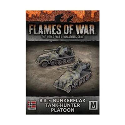 Immagine di Battlefront Miniatures 8,8 cm Bunkerflak Tank Hunter Plotone
