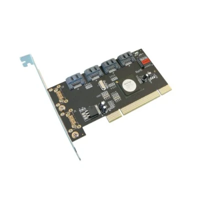 Immagine di KALEA INFORMATIQUE Scheda controller PCI SATA a 4 porte. 32 bit con chipset SILICON IMAGE SIL 3124, RAID 0 1 5