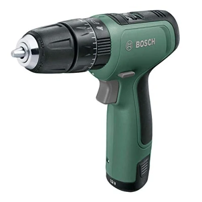 Immagine di Bosch Home and Garden 06039D3101 Trapano Avvitatore a Batteria EasyImpact 1200 in Valigetta, Verde, 3/8 pollice, 1