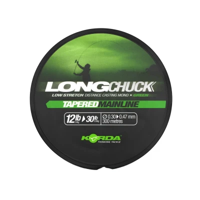 Immagine di Korda LongChuck Tapered Mainline Green Nylon 300m 0,27mm Monofilo da pesca