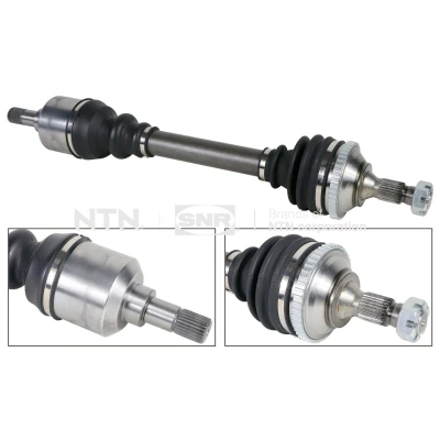 Immagine di SNR DK59.016 Albero motore / Semiasse Assale anteriore Sx 620mm con cuscinetto in gomma CITROËN: C3 I Hatchback