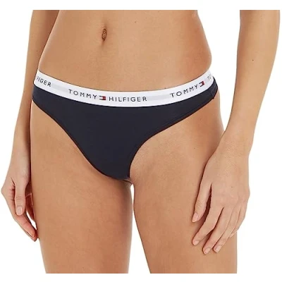 Immagine di Tommy Hilfiger Thong Uw0Uw03835, Perizoma, Donna, Blu (Desert Sky), M