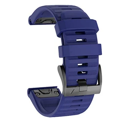 Immagine di ISABAKE Cinturino per Garmin Fenix 6/Fenix 6 PRO/Fenix 5/Fenix 5 Plus, 22mm di Ricambio in Silicone Forerunner 935/945 Approach S60/Quatix 5, Braccialetto Quick Fit.