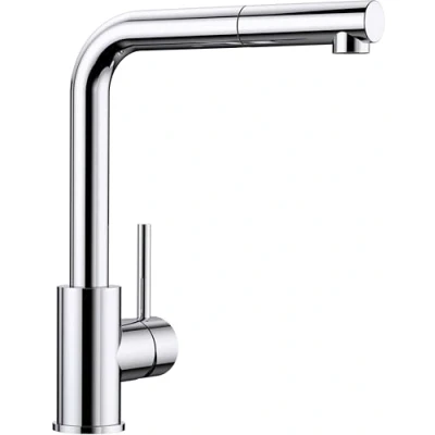 Immagine di Blanco Mila S 519810 Miscelatore per cucina, finitura cromata/argento