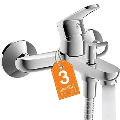 Immagine di EISL NI023CALCR Claudio Miscelatore per Vasca da Bagno, con doccetta e deviatore, monocomando, Finitura cromata