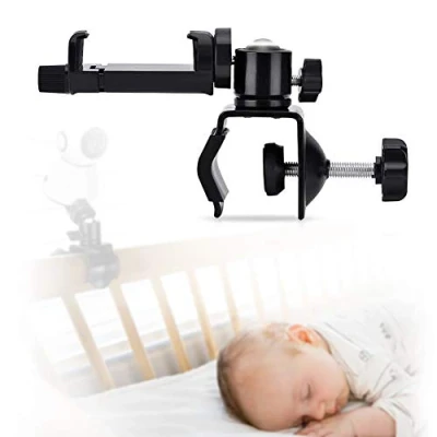 Immagine di supporto universale per baby monitor, monitor culla o mensola da parete, flessibile telecamera bambini, montaggio versatile, non richiede attrezzi danni alla