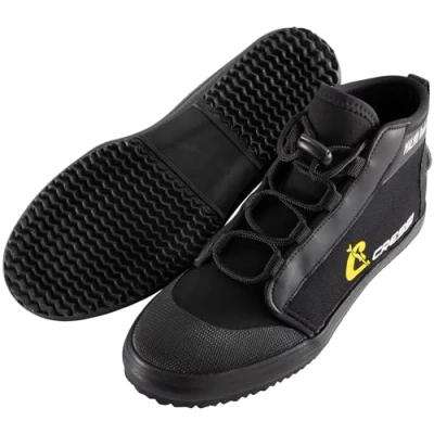 Immagine di CRESSI Malmo Rock Boots 3XL, Scarponcini in Neoprene Nero 3mm con Suola Rigida Total Grip Massima Protezione per Immersioni e attività Acquatiche Varie Unisex Adulto