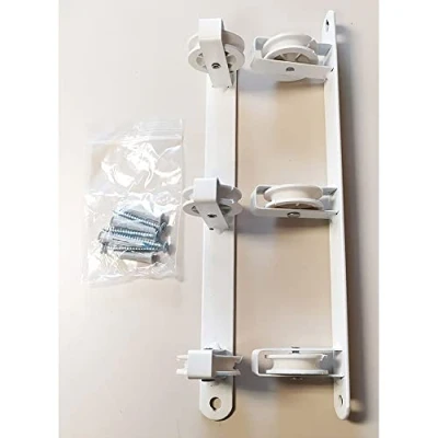 Immagine di Stendibiancheria da parete Basic C/3 pulce bianco 37 x 5 cm