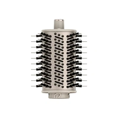 Immagine di Shark XSKHD4RBA spazzola rotonda FlexStyle, attacco per asciugacapelli strumento asciugatura e styling, ad aria calda capelli lisci, ondulati, ricci ricci, pietra