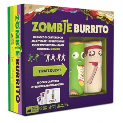 Immagine di Asmodee Zombie Burrito, Gioco da Tavolo, 7+ Anni, 2 5 Giocatori, Edizione in Italiano