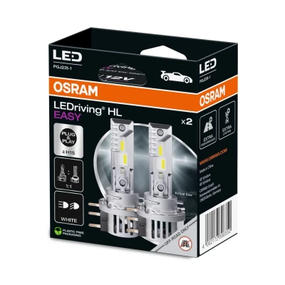 Immagine di OSRAM LEDriving HL EASY ≜ H15, lampada LED abbaglianti e anabbaglianti, bianco freddo 6500K, nessun accessorio necessario, solo per uso fuoristrada no ECE, 2 lampade