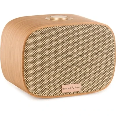 Immagine di Bennett &amp; Ross BB 522 BN Sunderskog Cassa Bluetooth Altoparlante Hi Fi Potente con Bass Reflex Design Nordico Semplice e Minimalista Speaker effetto legno