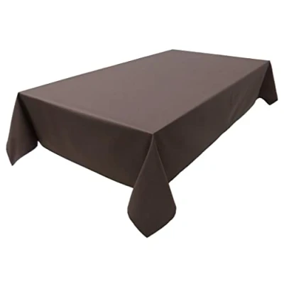 Immagine di Tovaglia di alta qualità in 100% cotone, collezione Konzept, colore e dimensioni a scelta (tovaglia, 100 x cm, cioccolate)