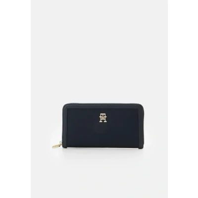 Immagine di Tommy Hilfiger Essential Large Portafoglio, Donna, Taglia: One Size, Space blue