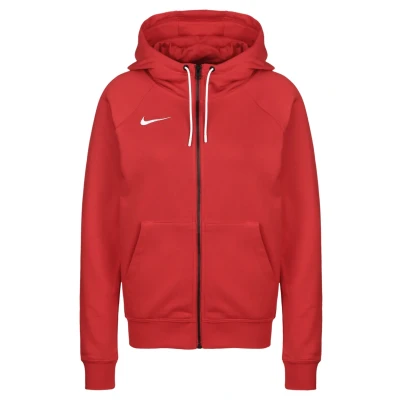 Immagine di Nike Performance W NK FLC PARK20 FZ Hoodie Felpa con zip University red white, Donna, Taglia: Small, white