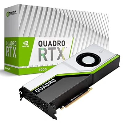 Immagine di PNY Quadro RTX 5000 Professional Scheda grafica 16GB GDDR6 PCI Express 3.0 x16, doppio slot, 4x DisplayPort, supporto 8K, ventola attiva ultra silenziosa