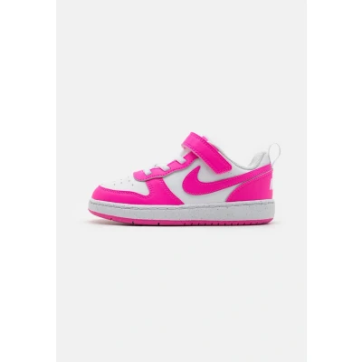 Immagine di Nike Scarpa Court Borough Low Recraft Bebè e Bimbo, White/Laser Fuchsia, 23.5 EU