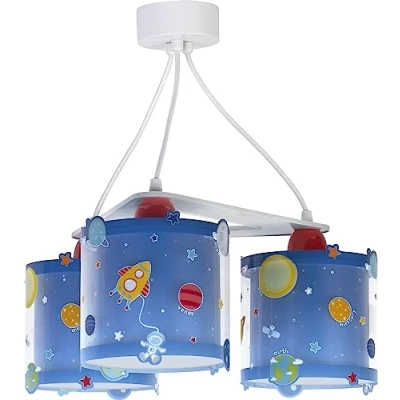 Immagine di Dalber Lampada da soffitto E 27, Pianeti, Multicolore, 39 x 20