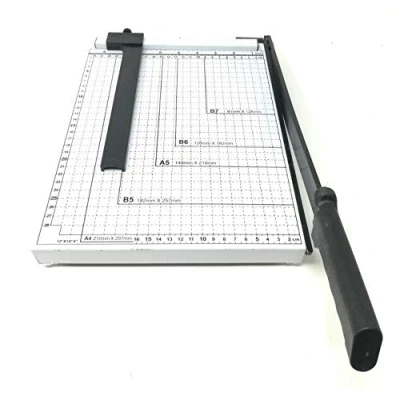 Immagine di TEMPO DI SALDI Taglierina A Leva Per Fogli A4 A5 B5 B6 B7 Taglia Carta Con Barra Centimetrata