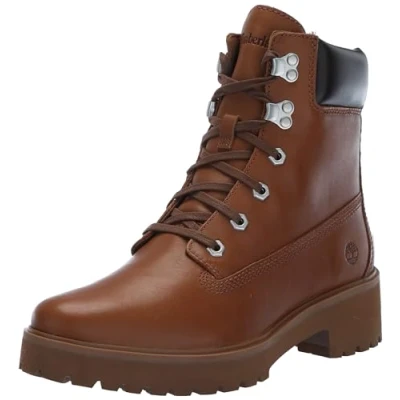 Immagine di Timberland Carnaby Cool 6in, Stivali alla Moda Donna, Rust Full Grain, 37.5 EU Larga