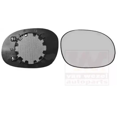 Immagine di VAN WEZEL 0925838 Vetro Specchio Retrovisore Dx CITROËN: C3 I Hatchback, C2 PEUGEOT: 1007 Hatchback